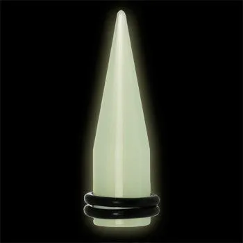 00 Gauge Short White Glow in the Dark Taper