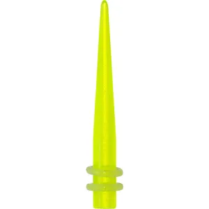 2 Gauge Green Glow in the Dark Taper