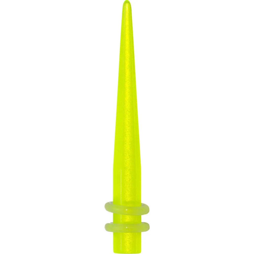 2 Gauge Green Glow in the Dark Taper