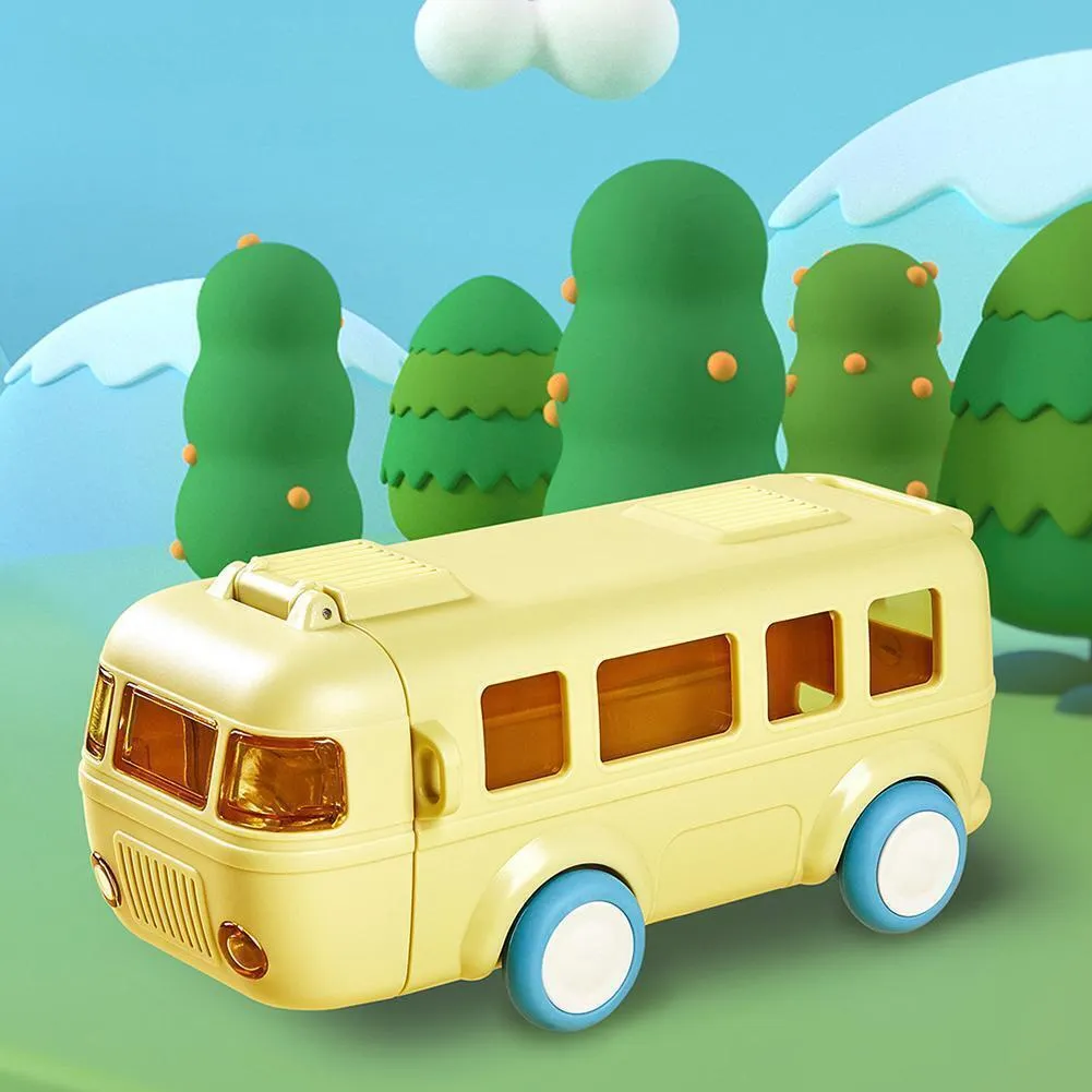 🧃2023 HOT SALE Toy Bus Water Bottle with shoulder strap🔥🔥free shipping