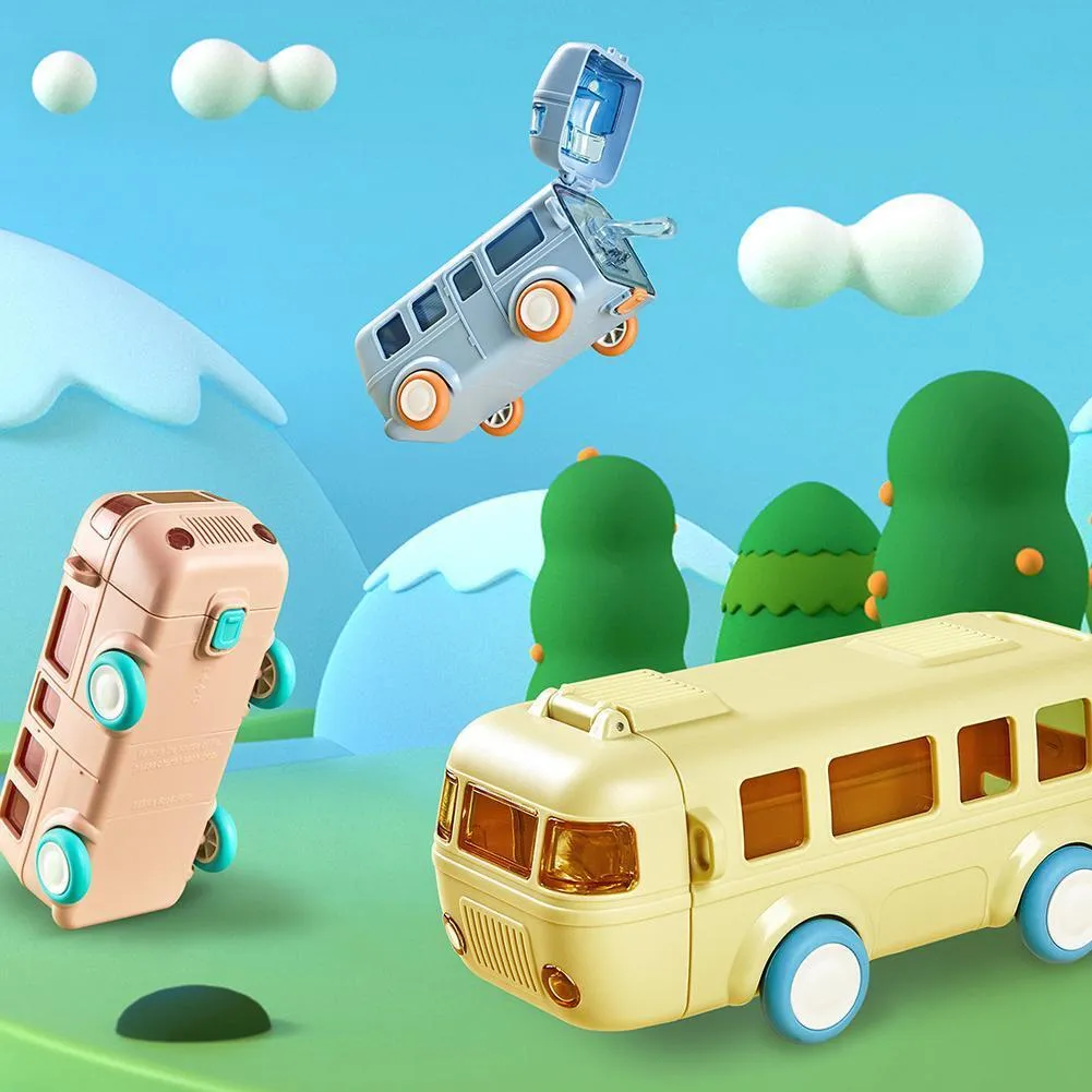 🧃2023 HOT SALE Toy Bus Water Bottle with shoulder strap🔥🔥free shipping