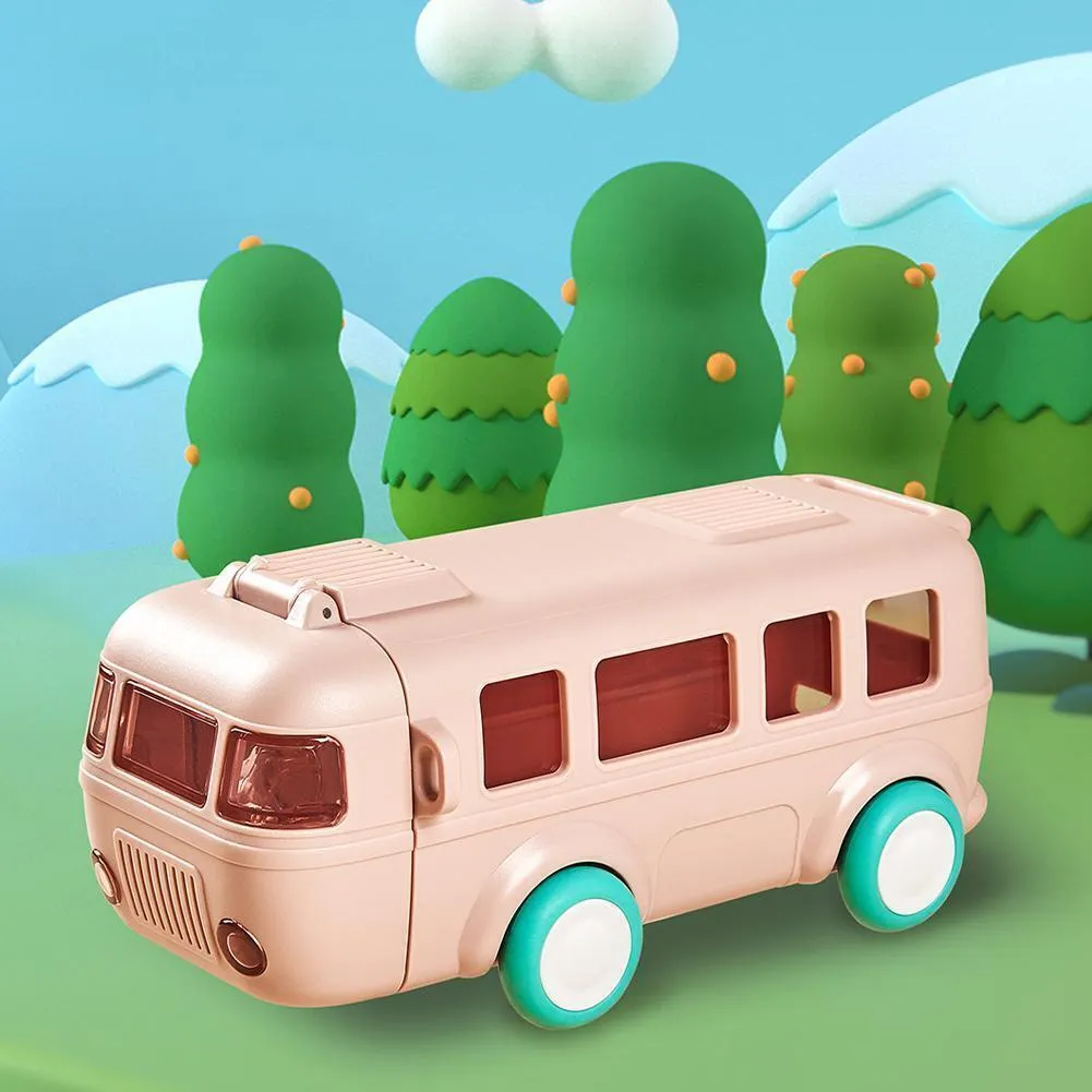 🧃2023 HOT SALE Toy Bus Water Bottle with shoulder strap🔥🔥free shipping