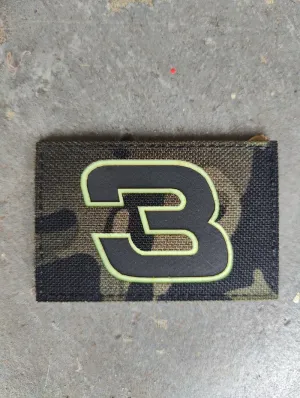 3 LASER CUT GITD MCB MORALE PATCH