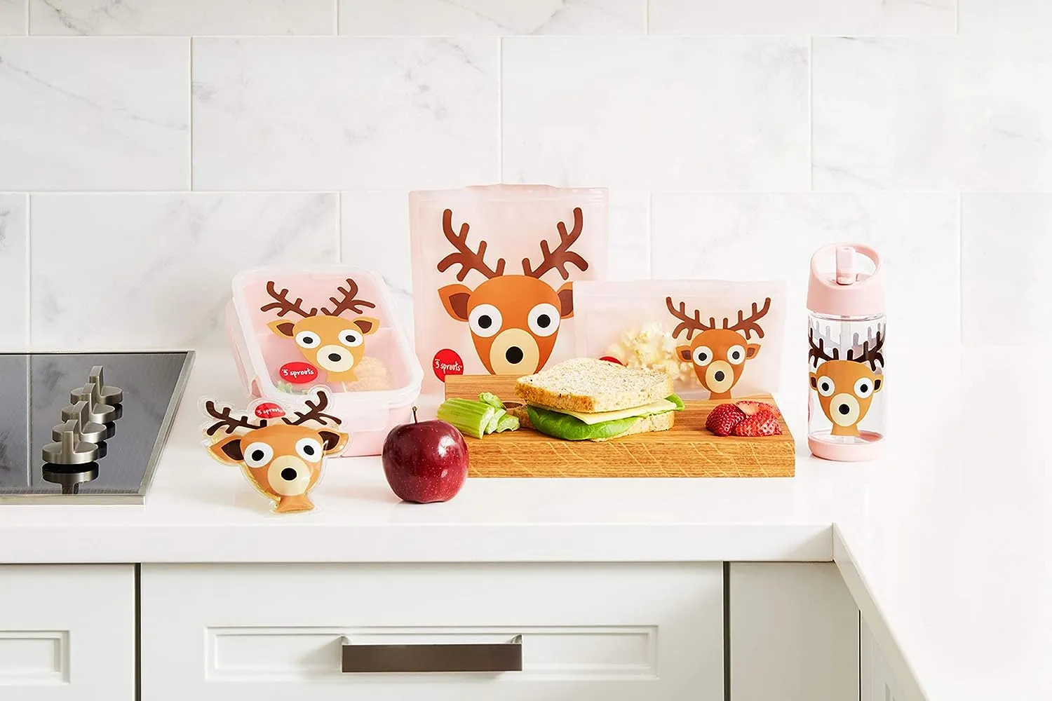 3 Sprouts Bento Box - Deer