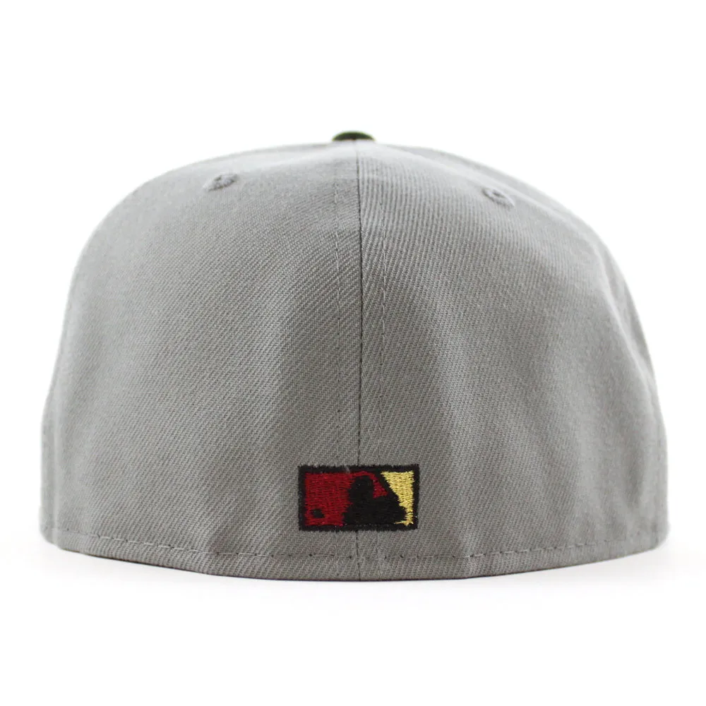 Anaheim Angels 40th Season New Era 59Fifty Fitted Hat (Glow in the Dark Misty SeaWeed Red Under Brim)