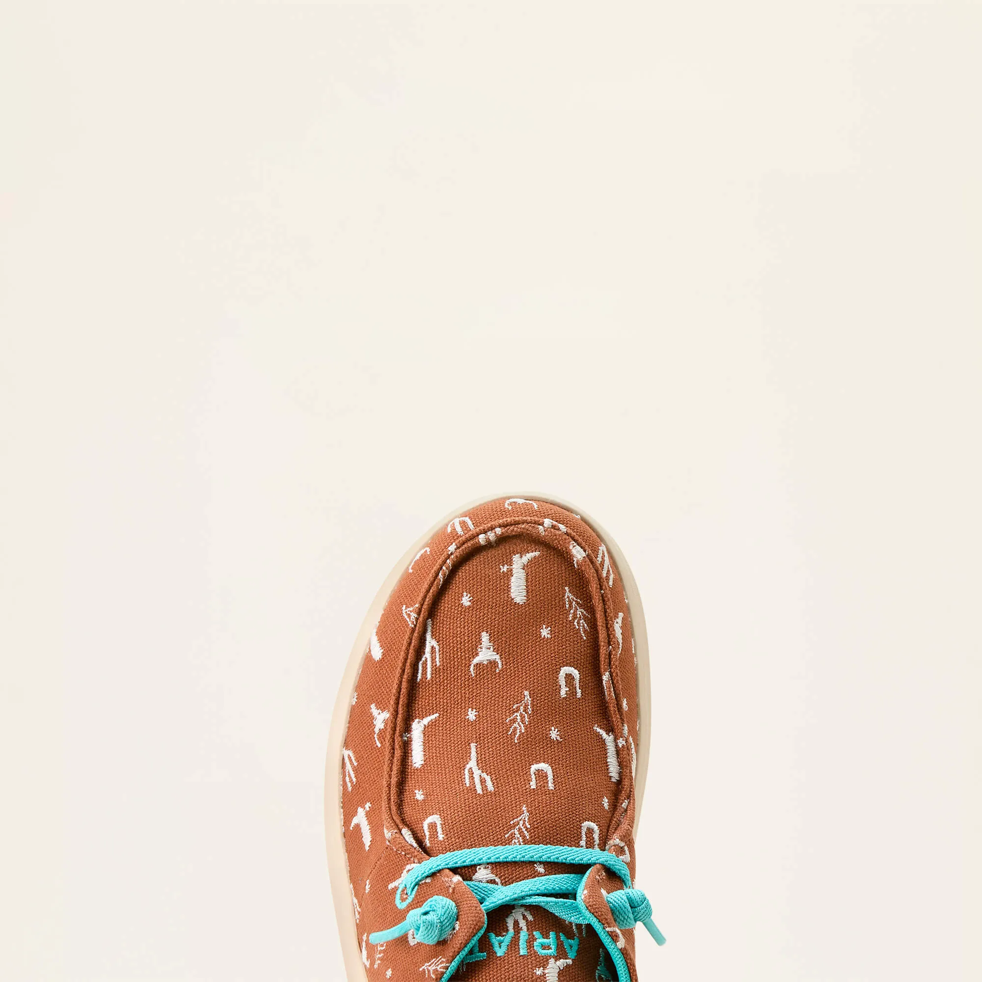 ARIAT Womens Hilo Doodle Sorrell Sneaker