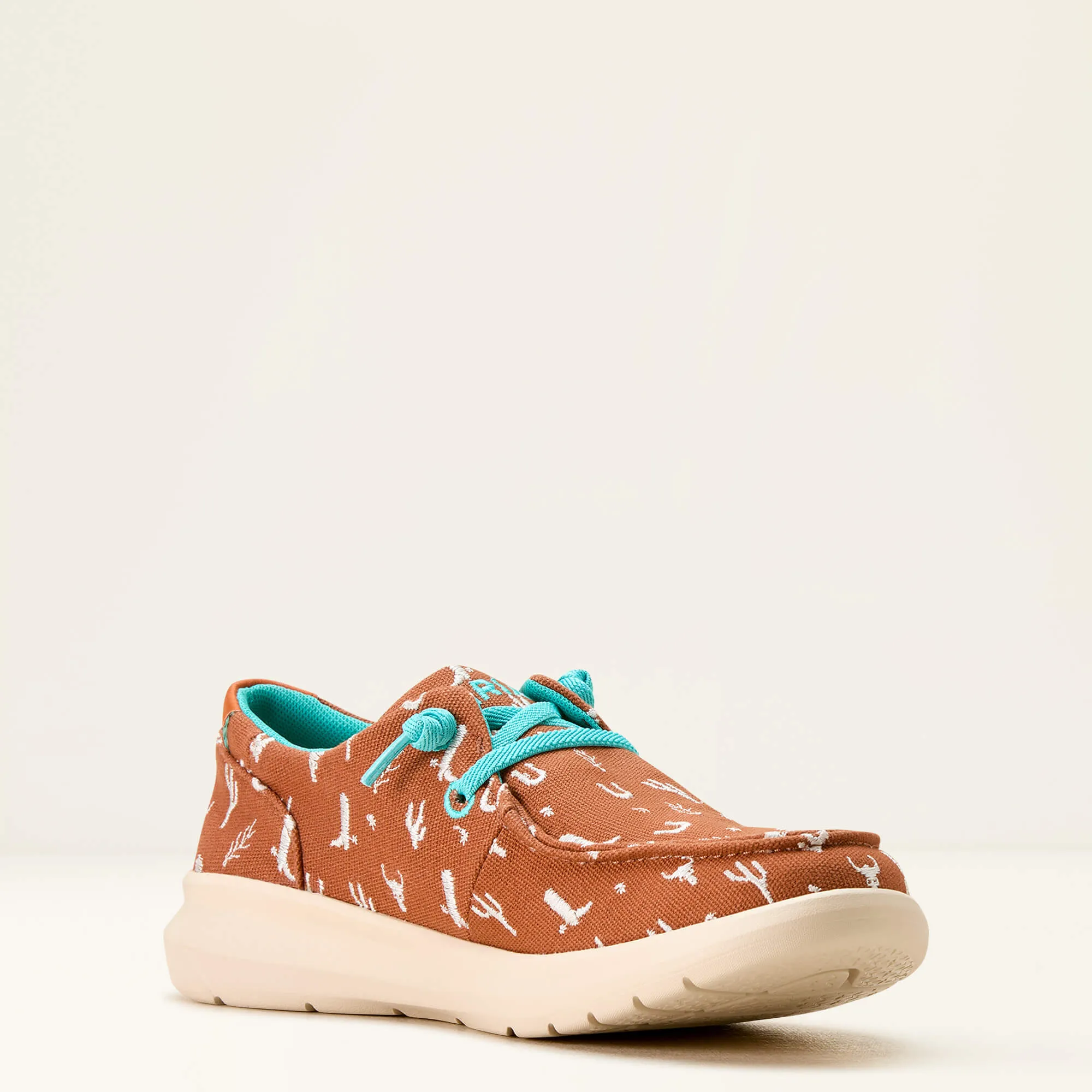 ARIAT Womens Hilo Doodle Sorrell Sneaker