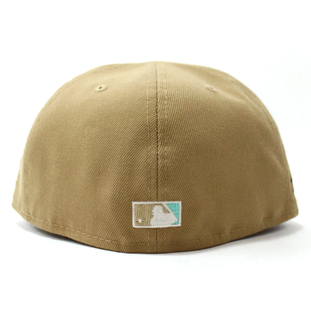 Arizona Diamondbacks 10th Anniversary New Era 59Fifty Fitted Hat (GITD Khaki Mint Under Brim)