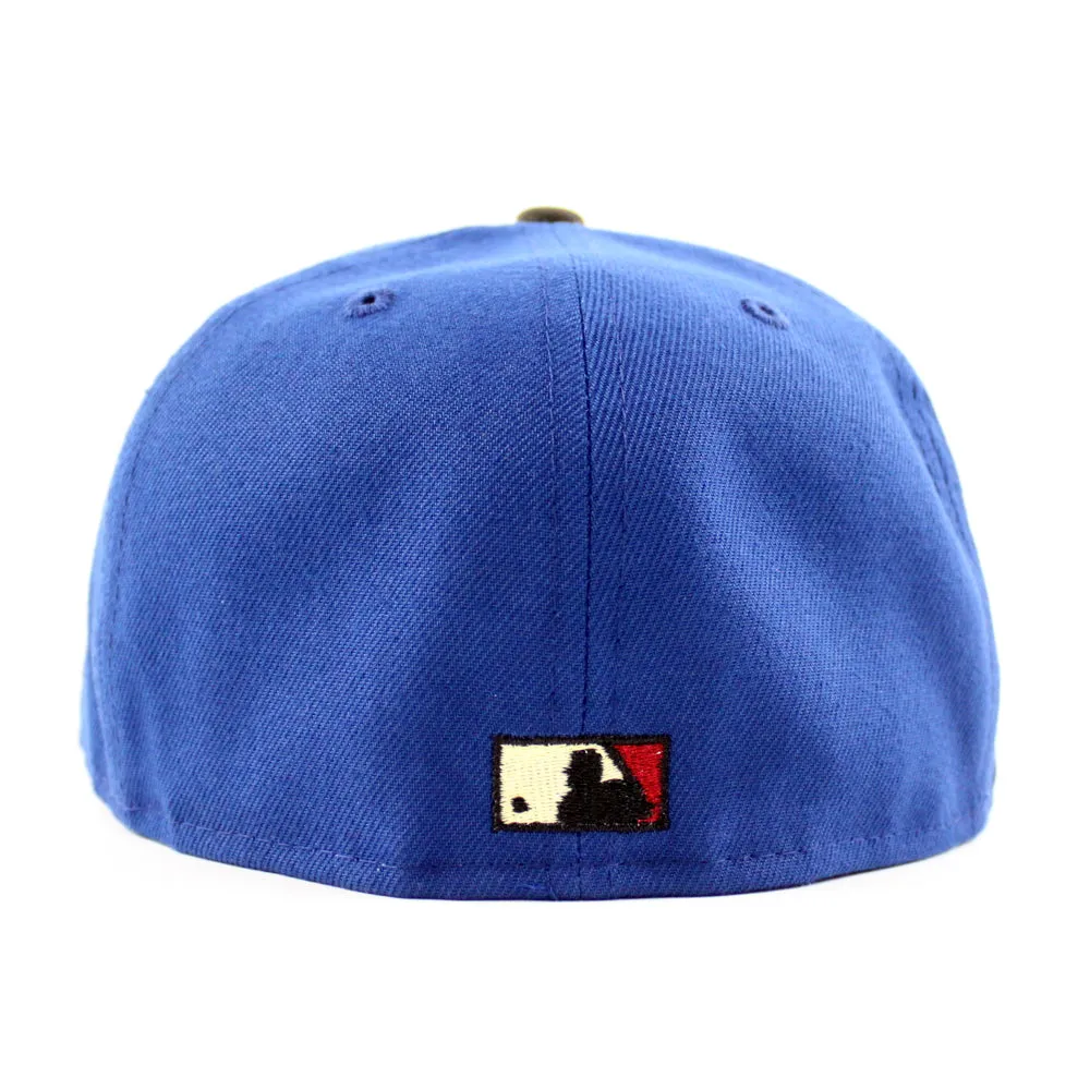 Arizona Diamondbacks 1998 Inaugural Season New Era 59Fifty Fitted Hat (Glow in the Dark SongBird Blue Walnut Pinot Red Under Brim)