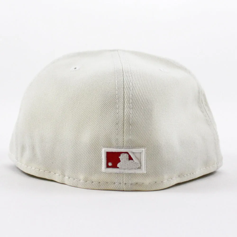 Arizona Diamondbacks 2001 World Series New Era 59Fifty Fitted Hat (GITD Chrome Black Sky Blue Under Brim)