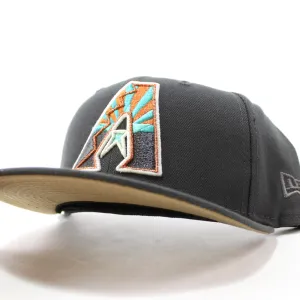 Arizona Diamondbacks  New Era 59Fifty Fitted Hat (Glow in the Dark Dk Graph Khaki Under Brim)