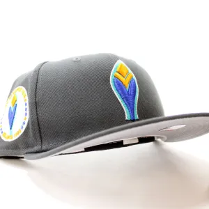 Atlanta Braves1972 All-Star Game New Era 59Fifty Fitted Hat (Glow in the Dark Dk Graph Gray Under Brim)
