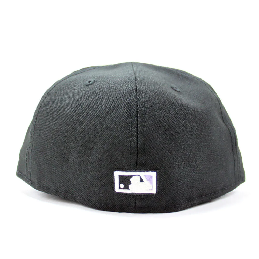 Baltimore Orioles 50TH Anniversary 59Fifty New Era Fitted Hat (GITD Black Pink Under Brim)
