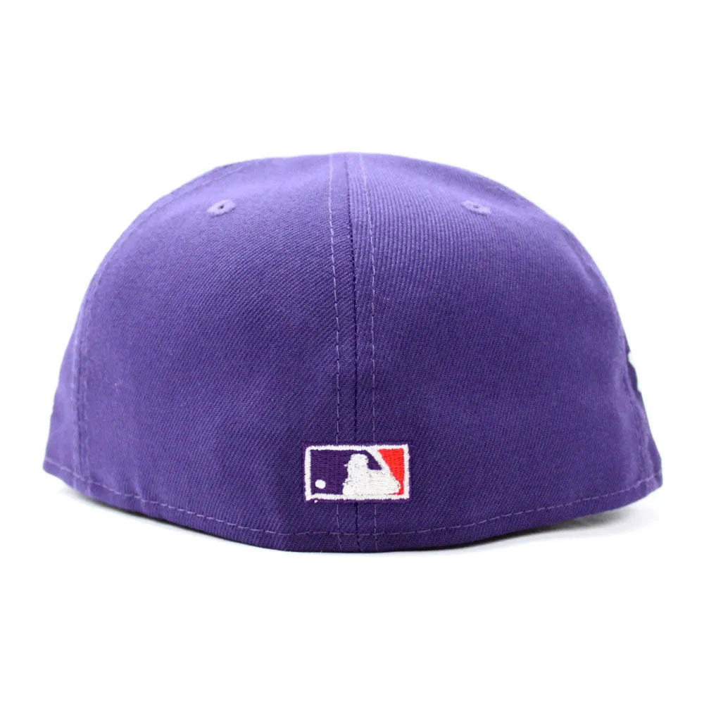 Baltimore Orioles 50th Anniversary 59Fifty New Era Fitted Hat (Glow in the Dark Purple Red Under Brim)