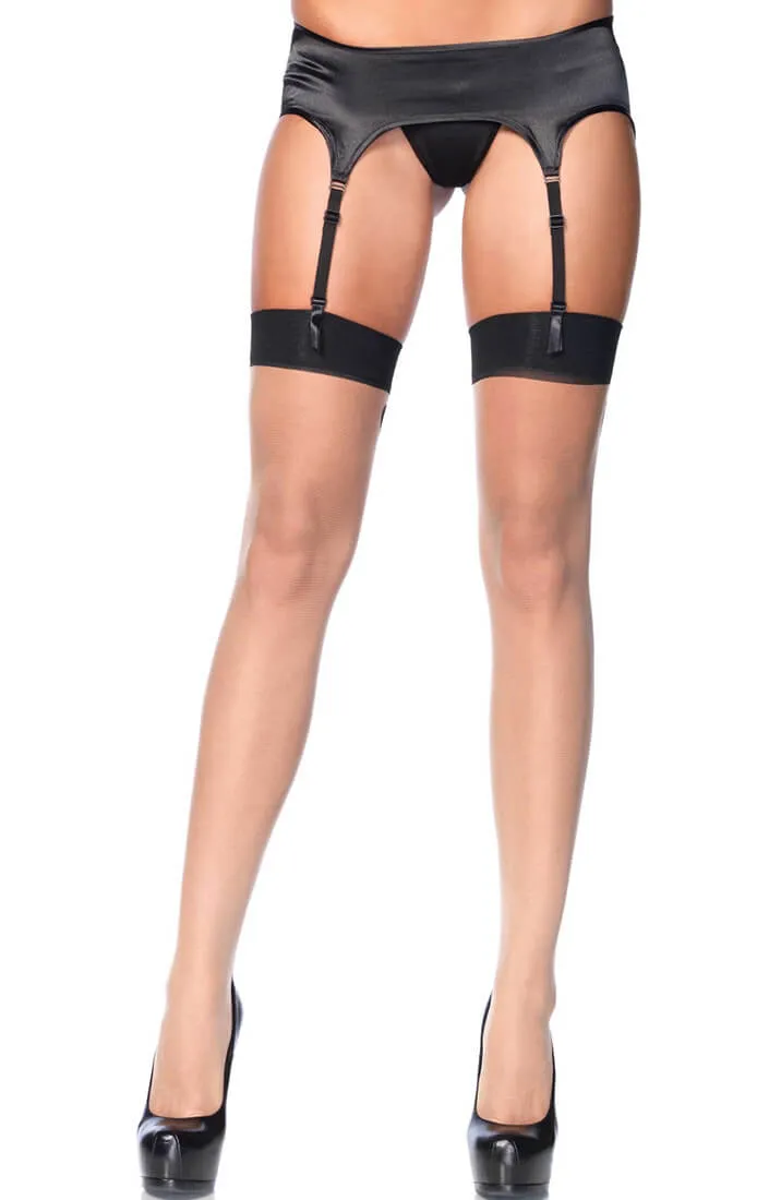 Baroque cuban heel thigh highs