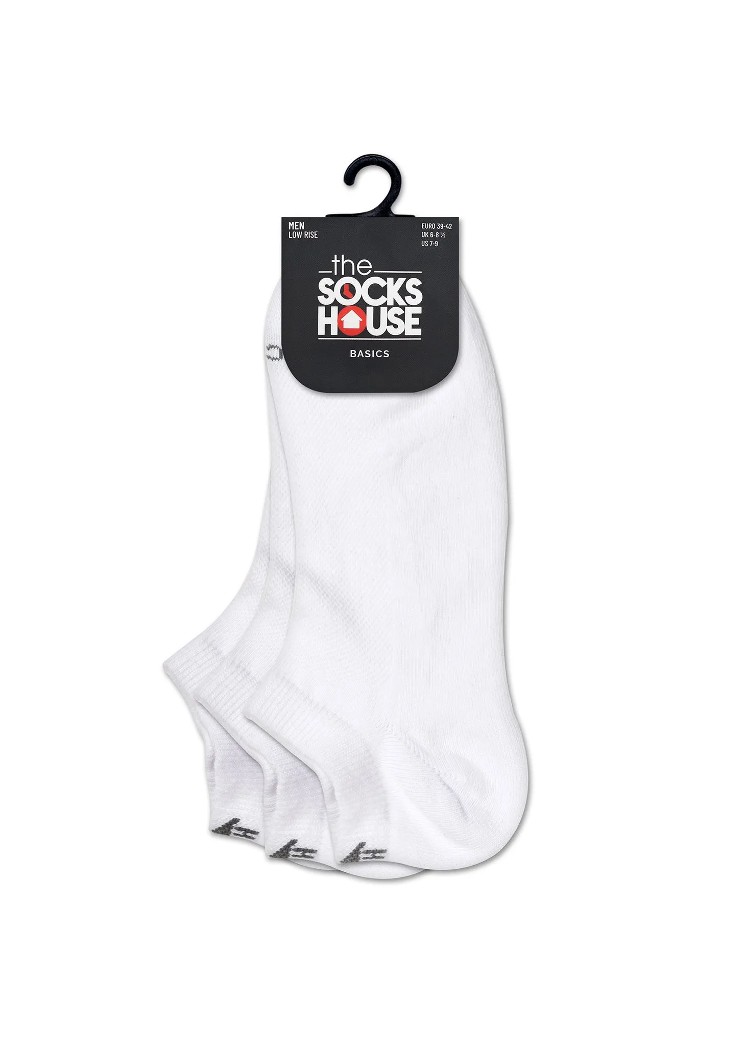 Basic White Trainer Socks with 3 Pairs