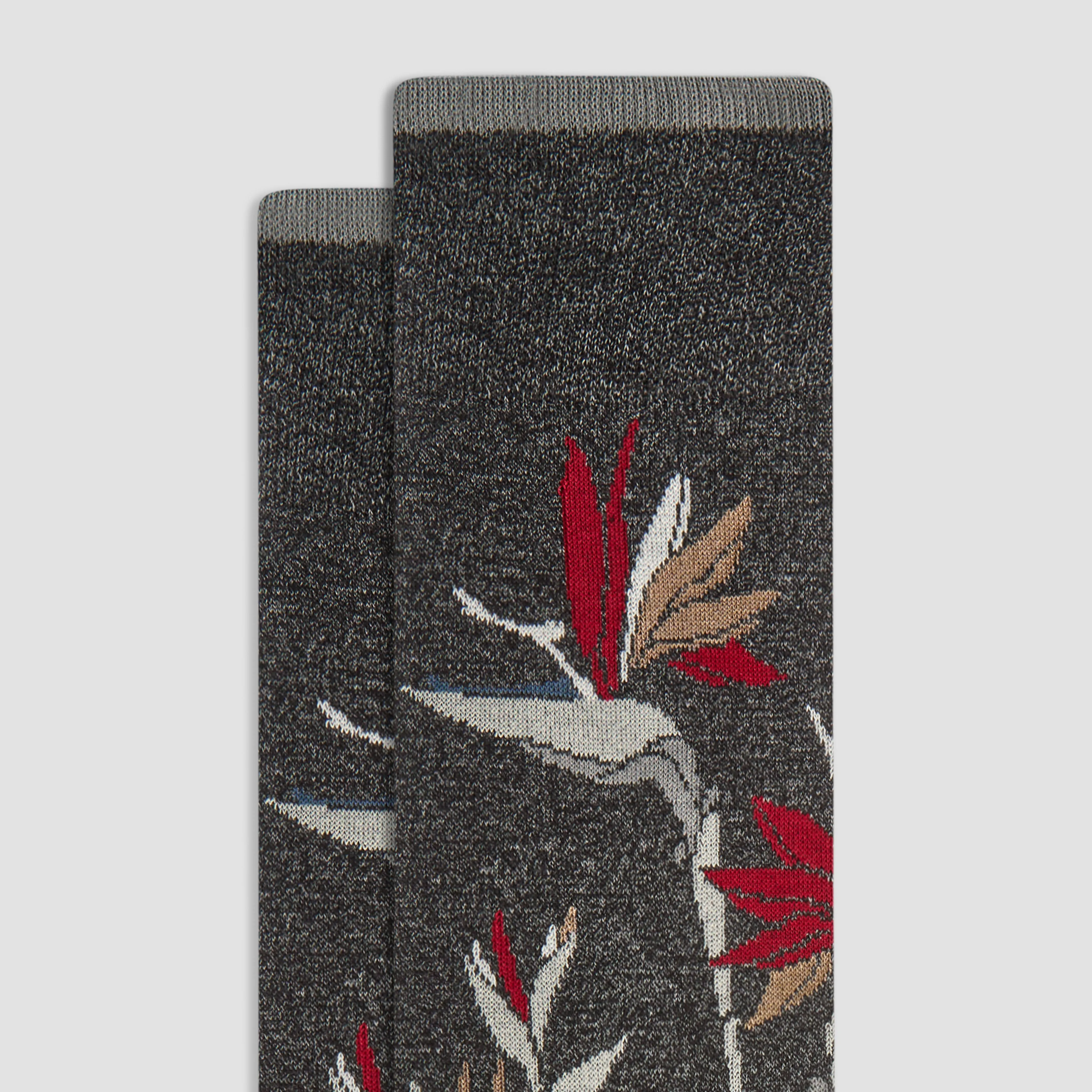 Bird of Paradise Mid-Calf Socks