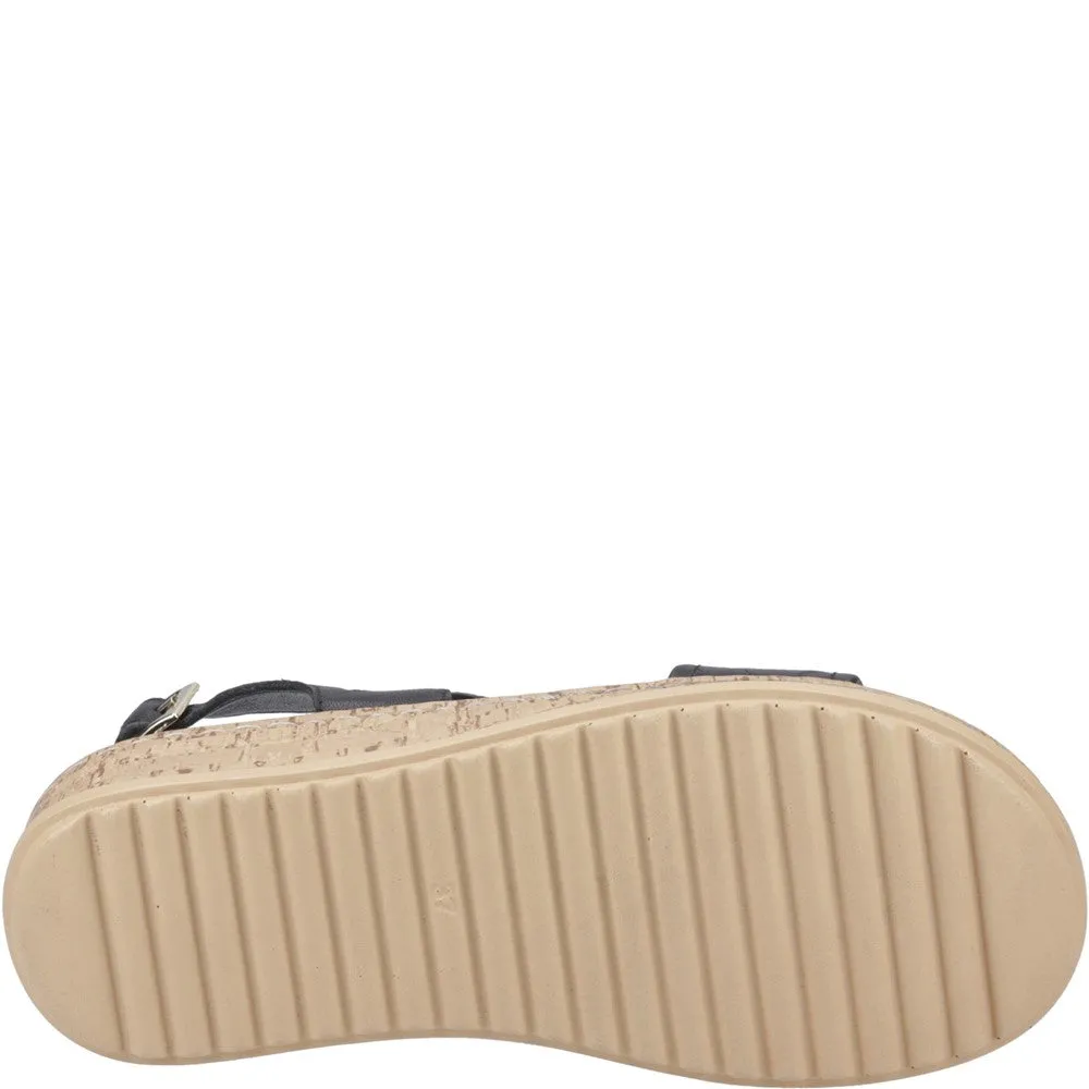 Black Ebony Wide Fit Sandals