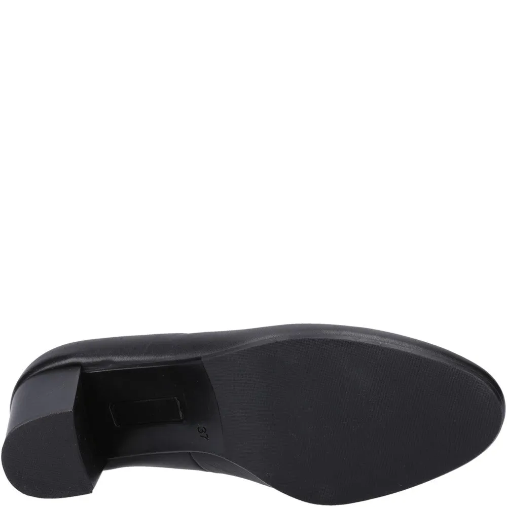 Black Ivana Court Shoes