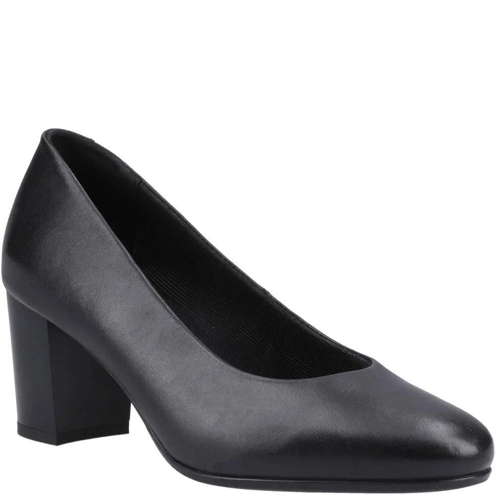 Black Ivana Court Shoes