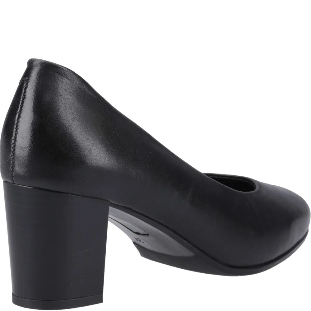 Black Ivana Court Shoes