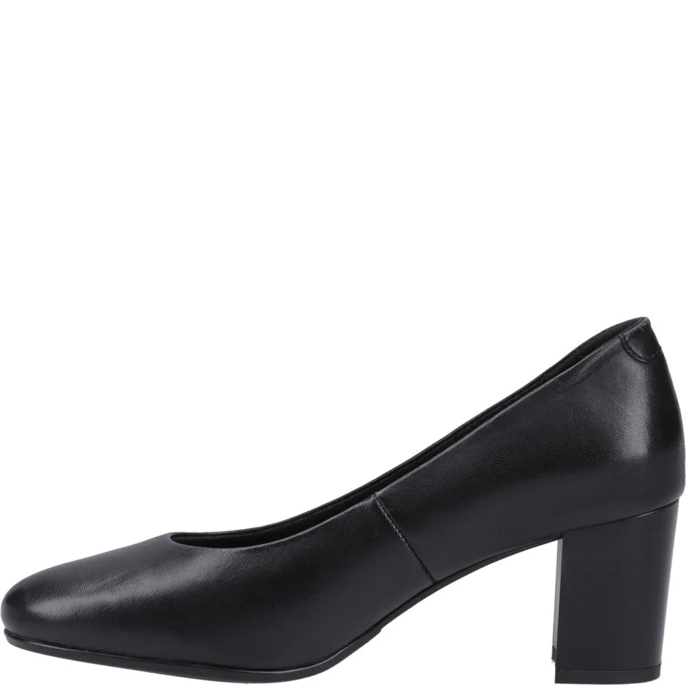 Black Ivana Court Shoes