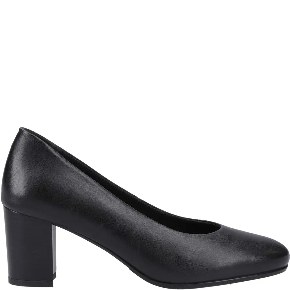 Black Ivana Court Shoes