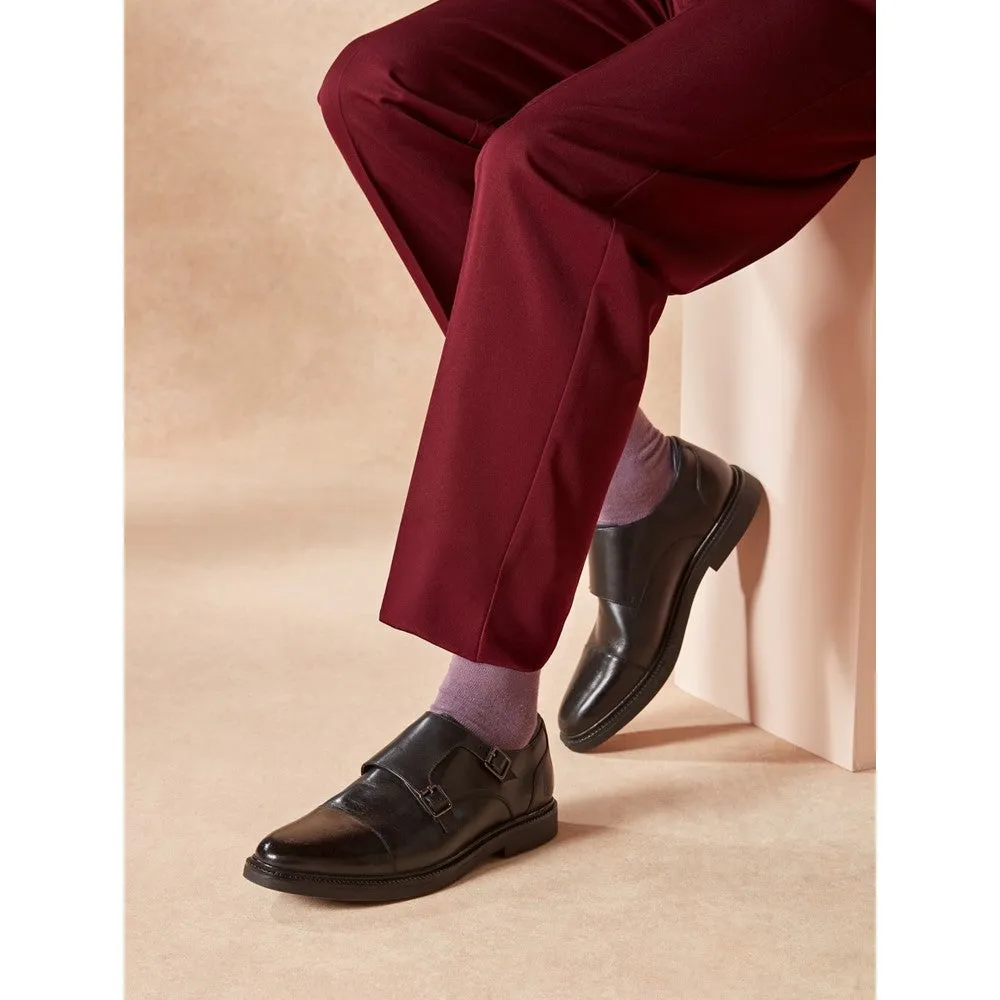Black Kane Monk Shoes