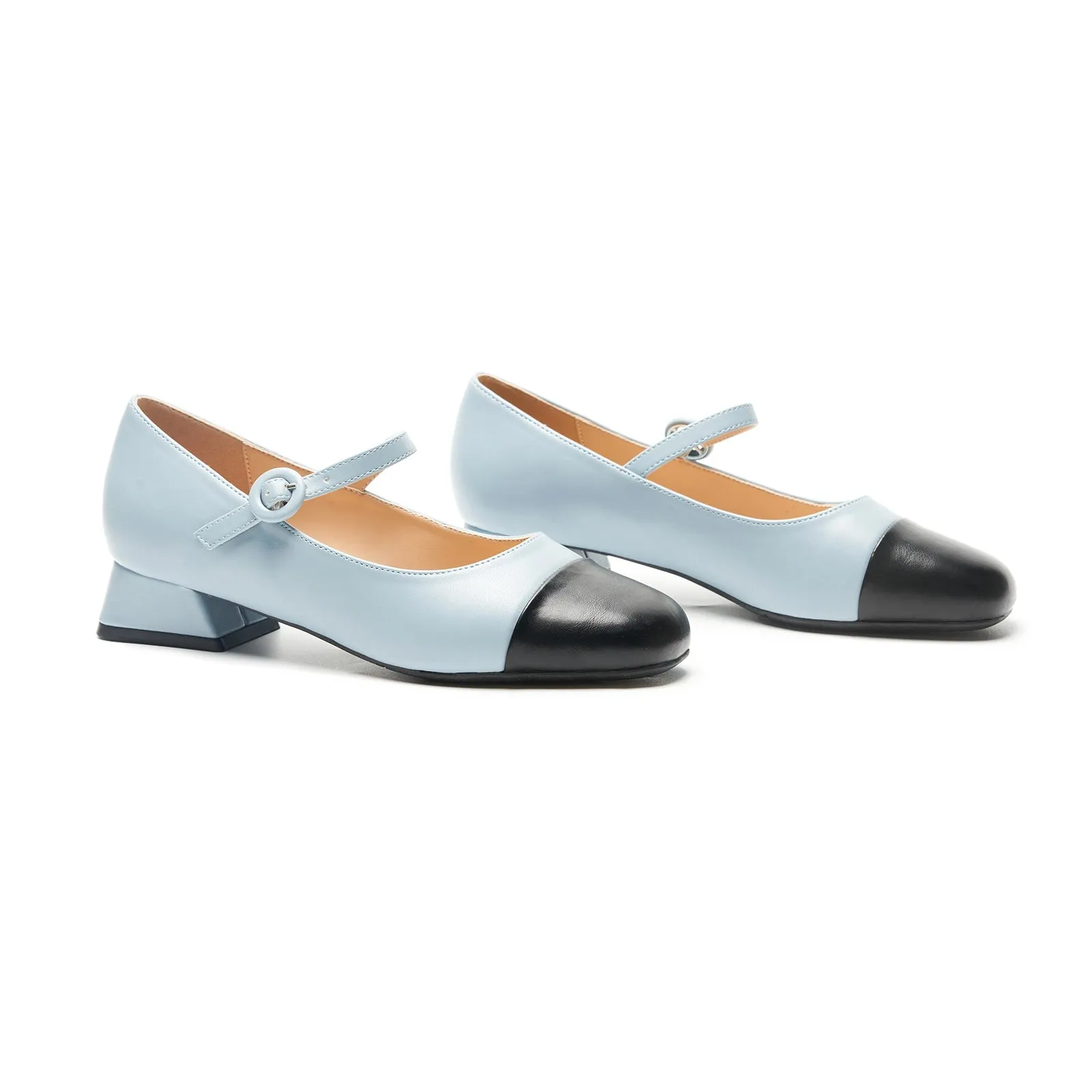 Block Heel Mary Janes(Kara M) Social