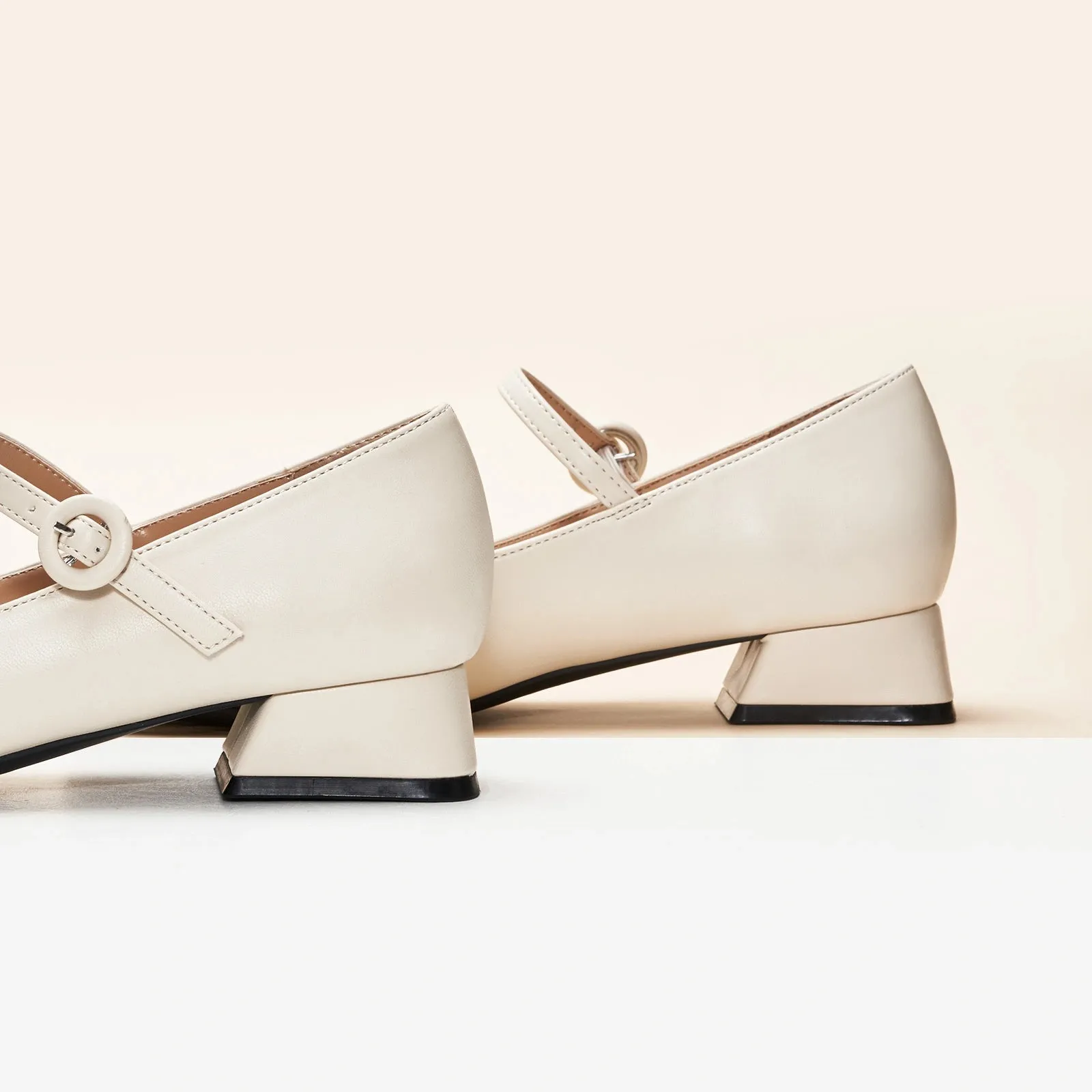 Block Heel Mary Janes(Kara M) Social