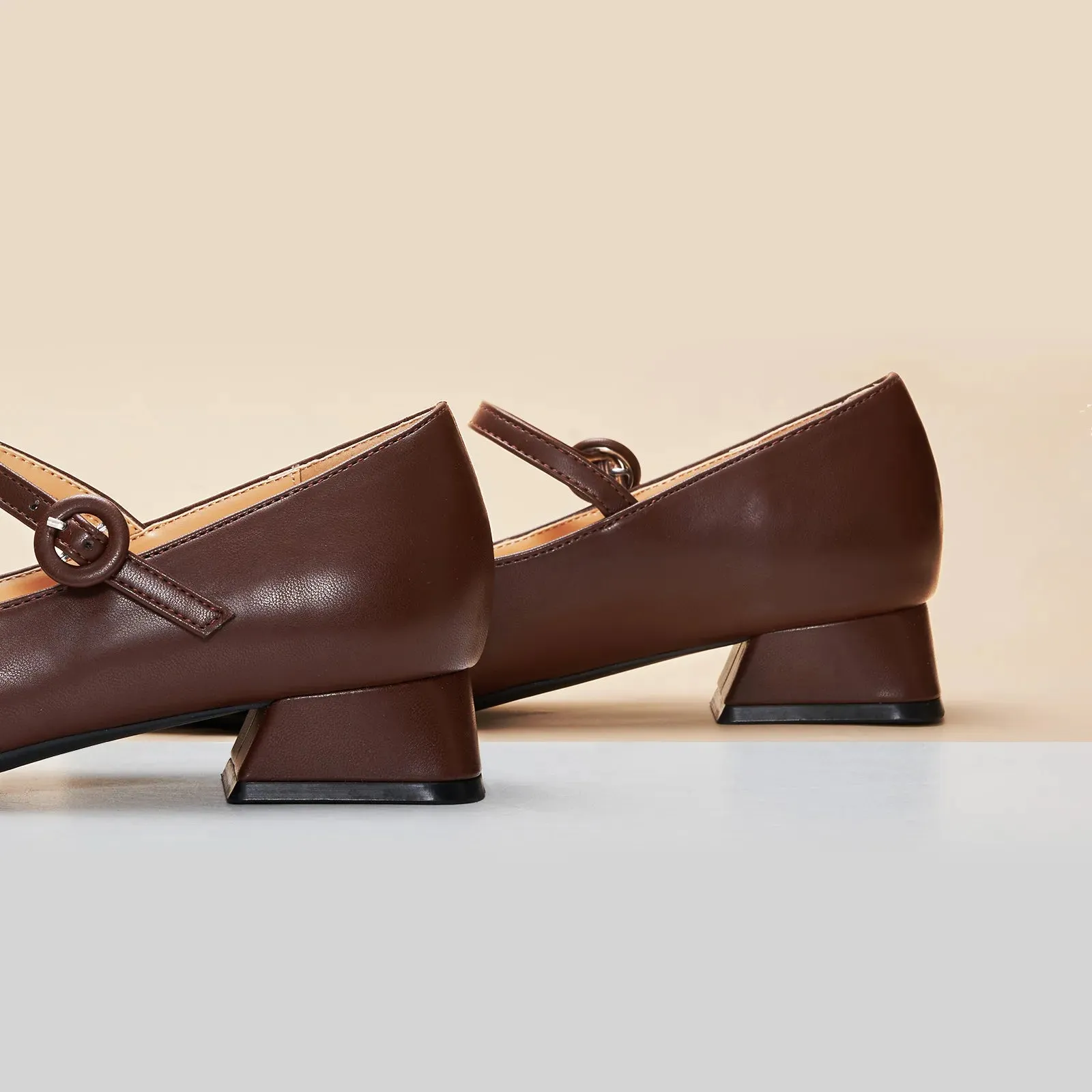 Block Heel Mary Janes(Kara M) Social