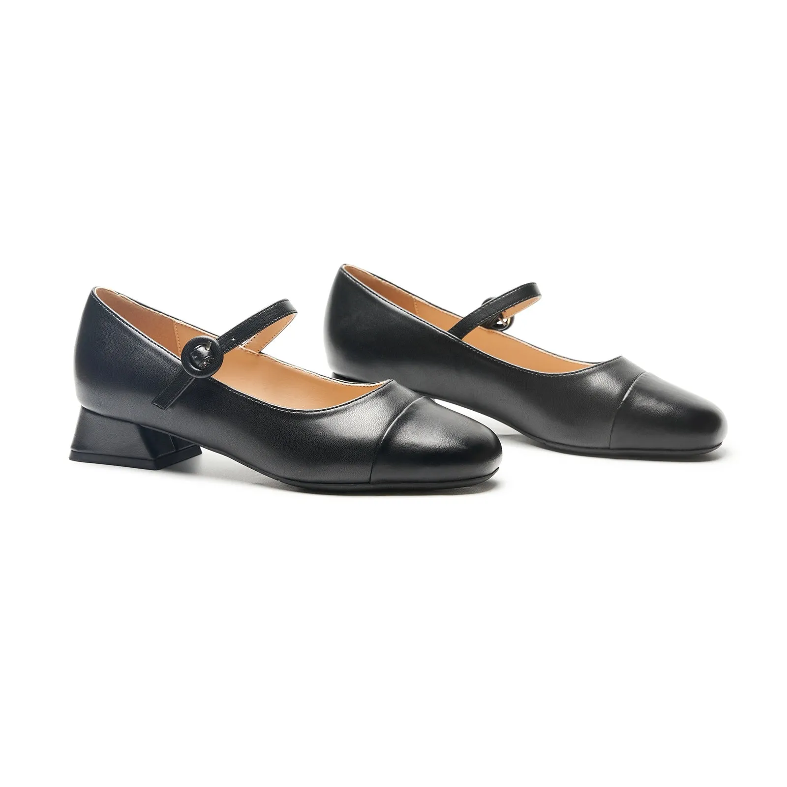 Block Heel Mary Janes(Kara M) Social