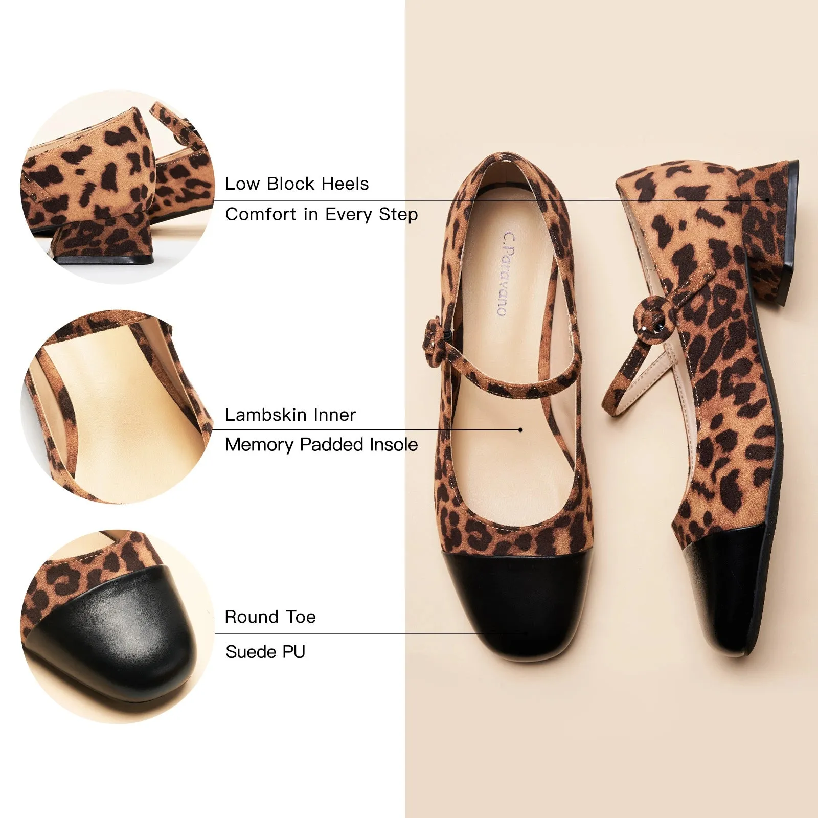 Block Heel Mary Janes(Kara M) Social