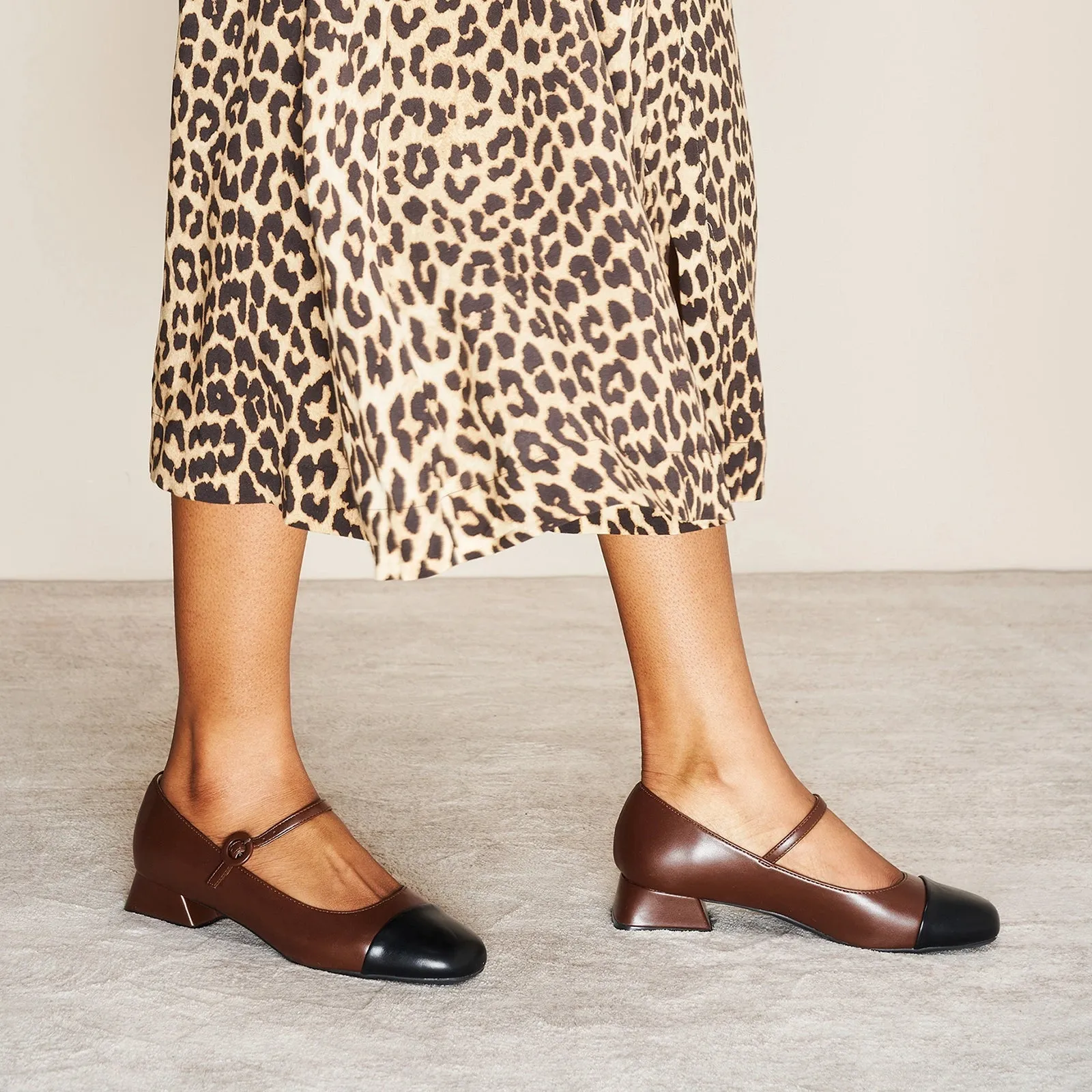 Block Heel Mary Janes(Kara M) Social