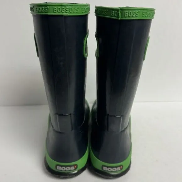 Bogs Rain Boot Solid Navy Size 4 M Big Kid