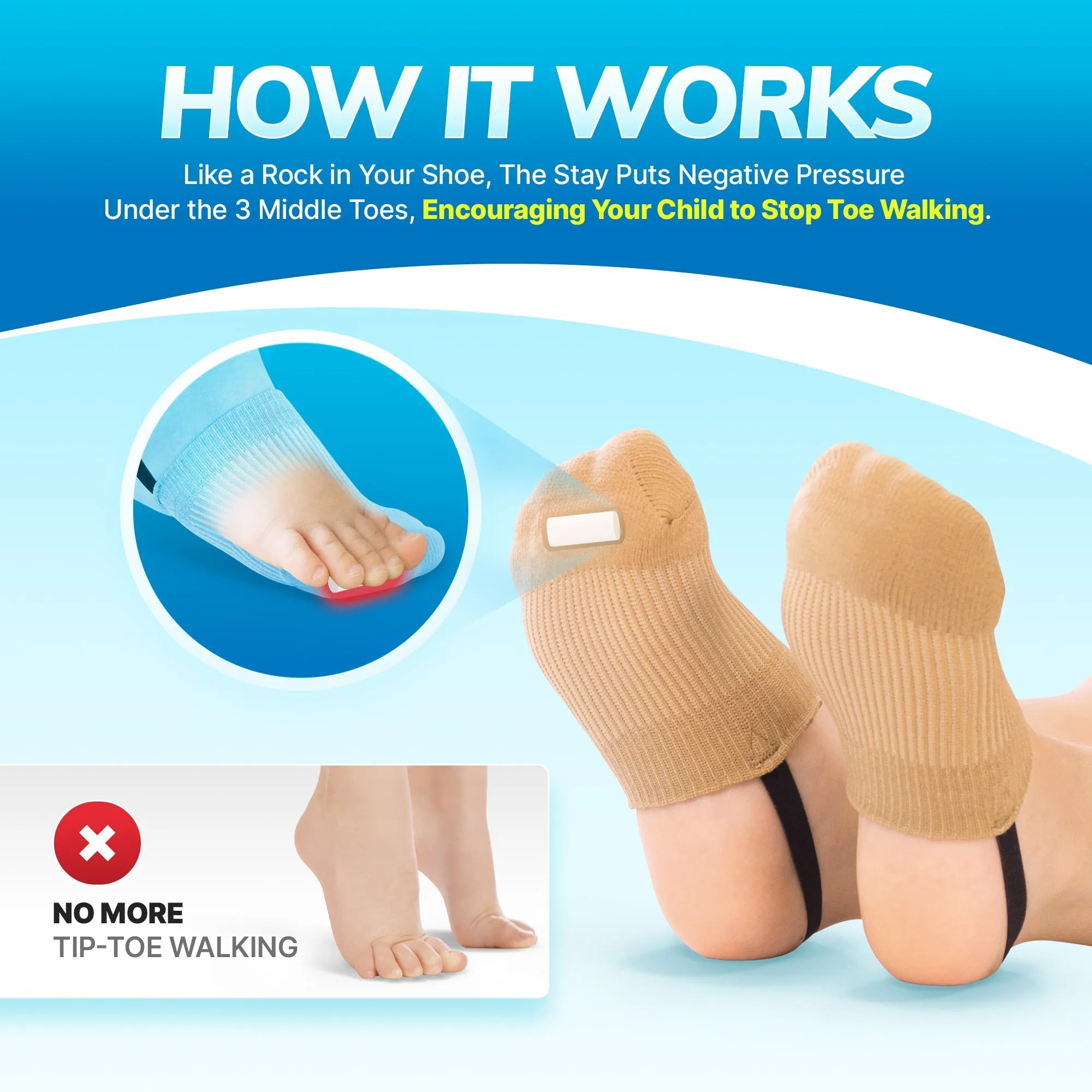Brace Walking Toe | Children Tip Comfortable and Kids Correction for and Toddlers International shipping Foot Pediatric Socks Well-loved for Walking Prevention Toe