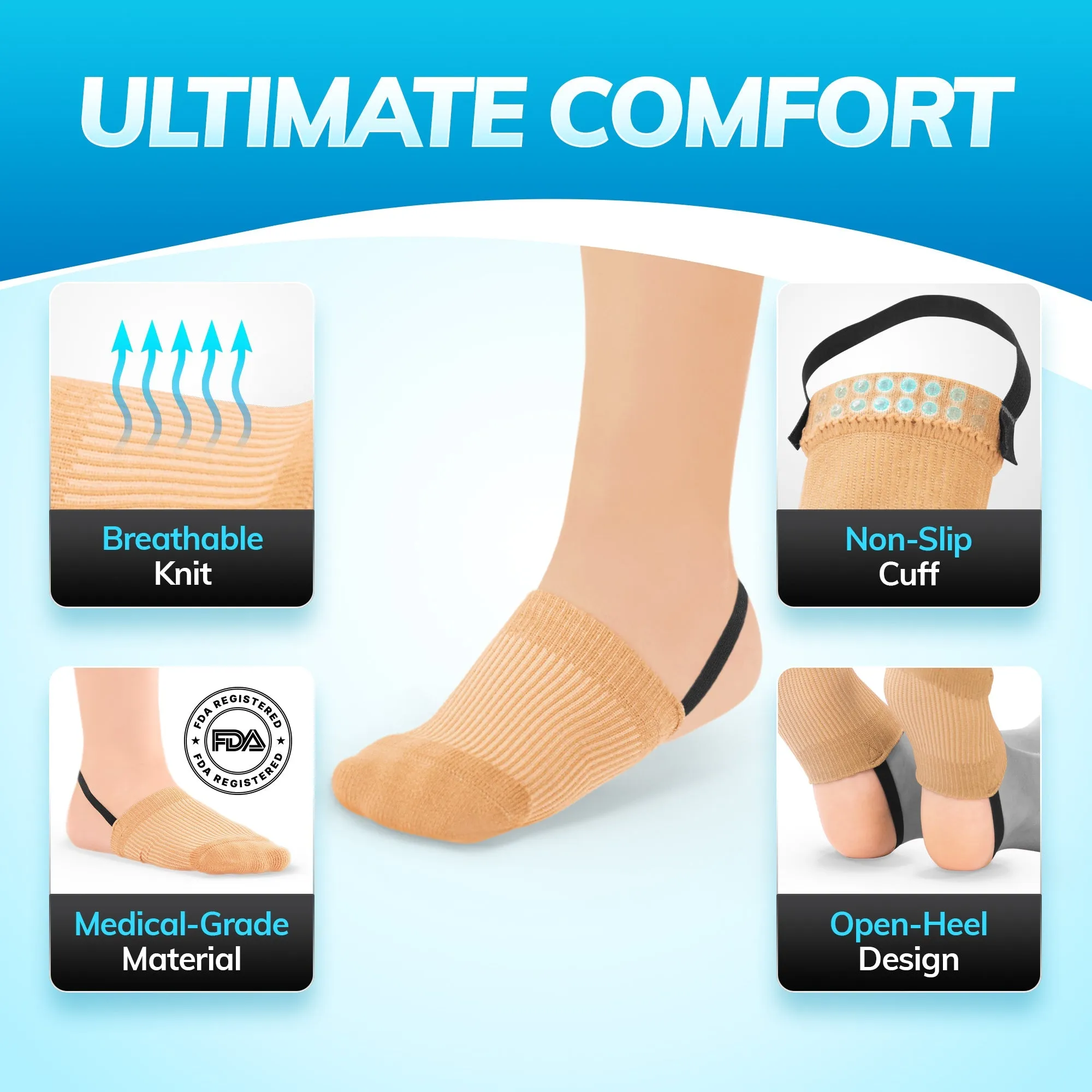 Brace Walking Toe | Children Tip Comfortable and Kids Correction for and Toddlers International shipping Foot Pediatric Socks Well-loved for Walking Prevention Toe