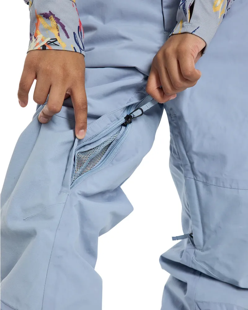 Burton Kids' Skylar 2L Bib Pants Dusty Blue 2026