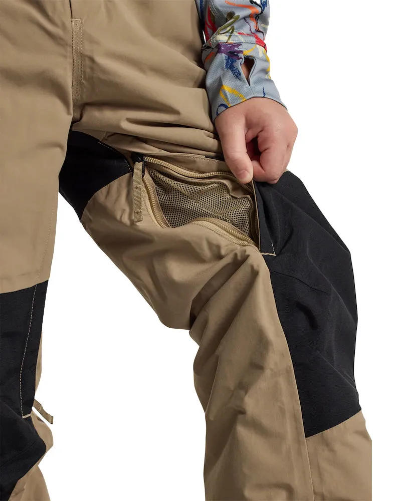 Burton Kids' Skylar 2L Bib Pants Summit Taupe 2026