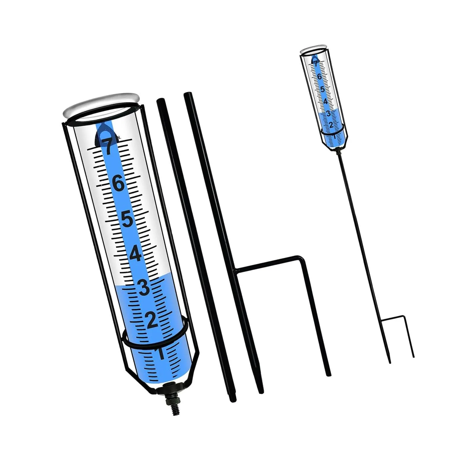 CALANDIS® Outdoor Rain Gauge Adjustable Height Measurement Tools for Outdoor Yard Lawn | 1Pcs Rain Gauge