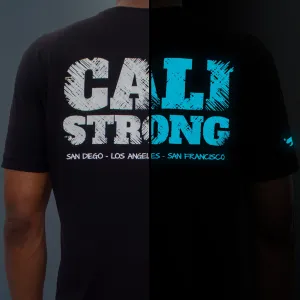 CALI Strong Scratch Black T-Shirt Glow in the Dark