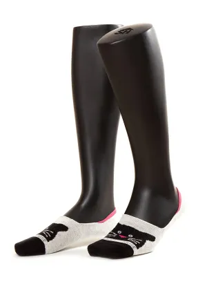 Cat Design Women Invisible Socks