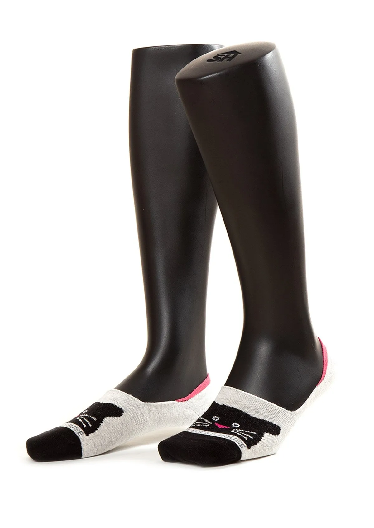 Cat Design Women Invisible Socks