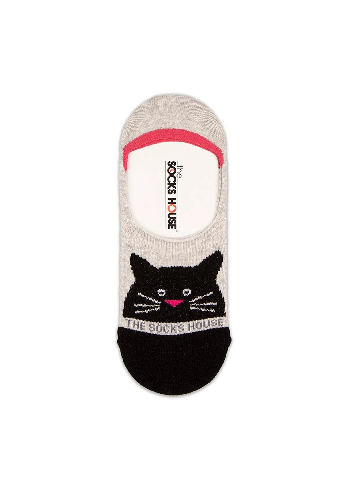 Cat Design Women Invisible Socks