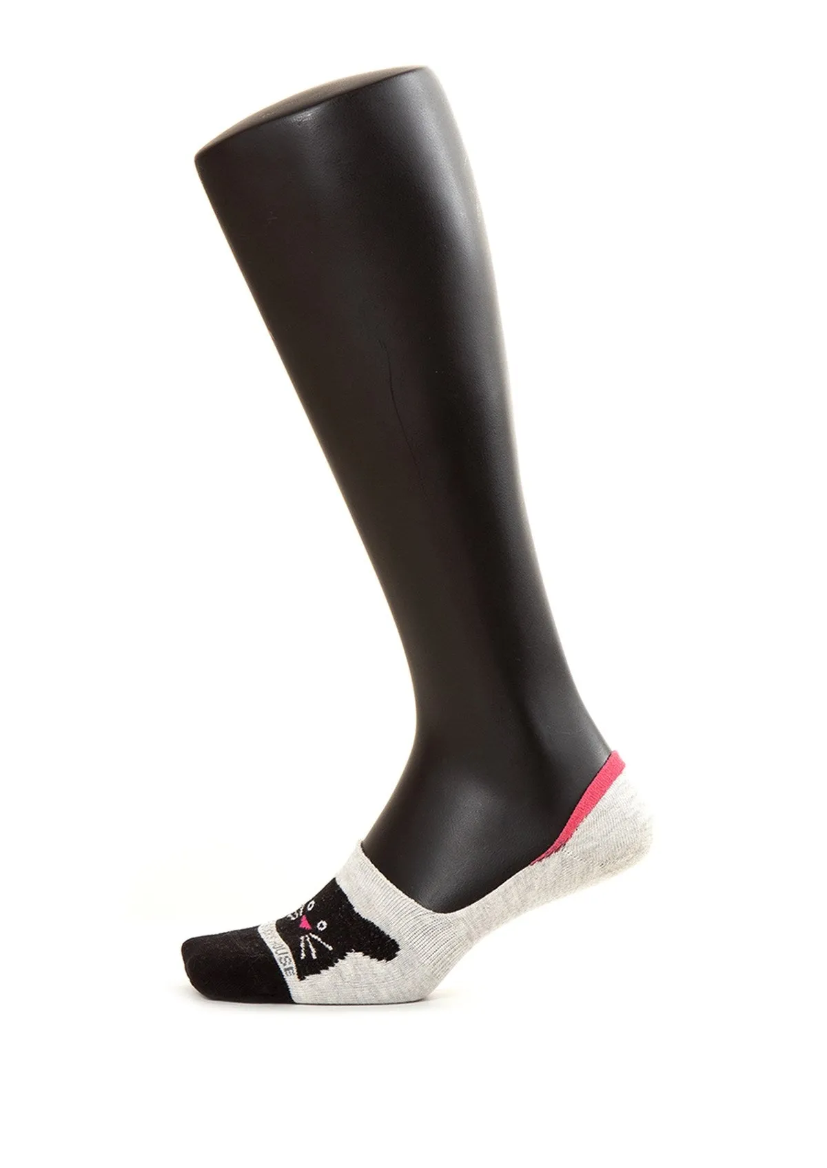 Cat Design Women Invisible Socks