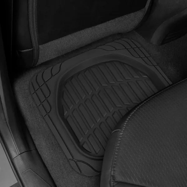 CAT Short Trim Mats 4 Pcs Black Pvc