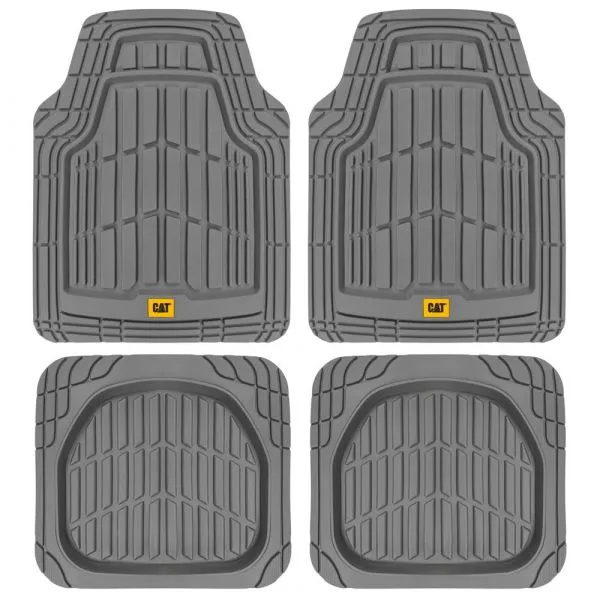 CAT Short Trim Mats 4 Pcs Grey Pvc