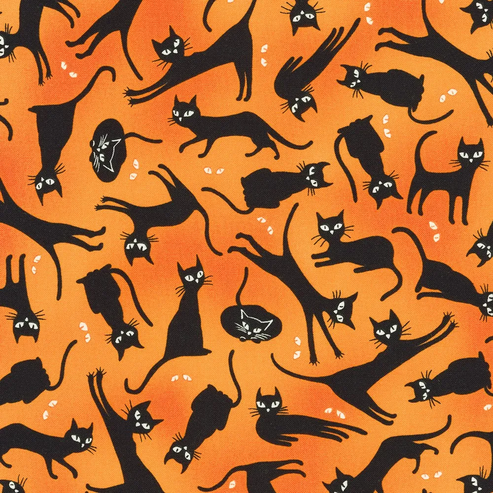 Cats- Pumpkin $12.99/yd