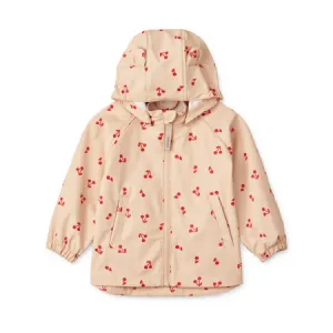 Cherries Print Melodi Rain Jacket
