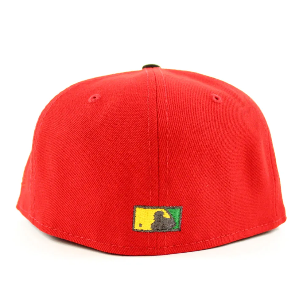Chicago Cubs 1962 All Star Game New Era 59Fifty Fitted Hat (Red Black Green Under Brim)
